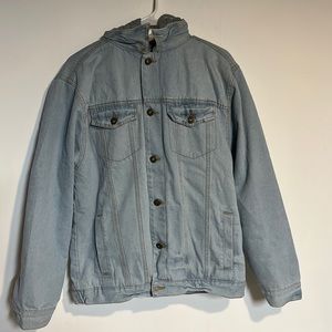 (Brand New) Insulated Jean Jacket With Hood